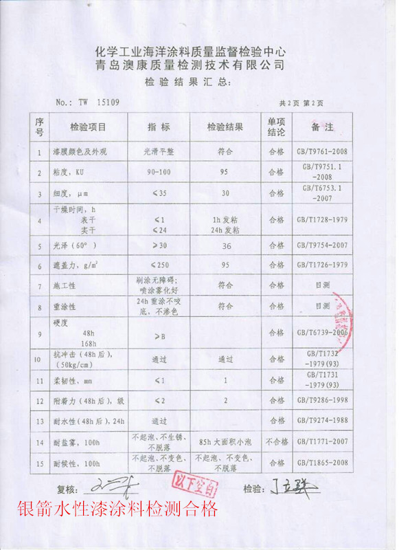 銀箭水性漆涂料檢測(cè)合格.jpg